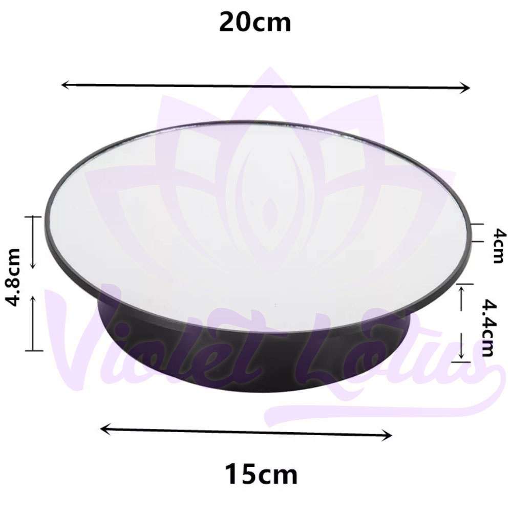Bàn xoay Đế xoay trưng bày sản phẩm xoay 360 độ trái phải size 20cm sạc pin pin tiểu điện 220v