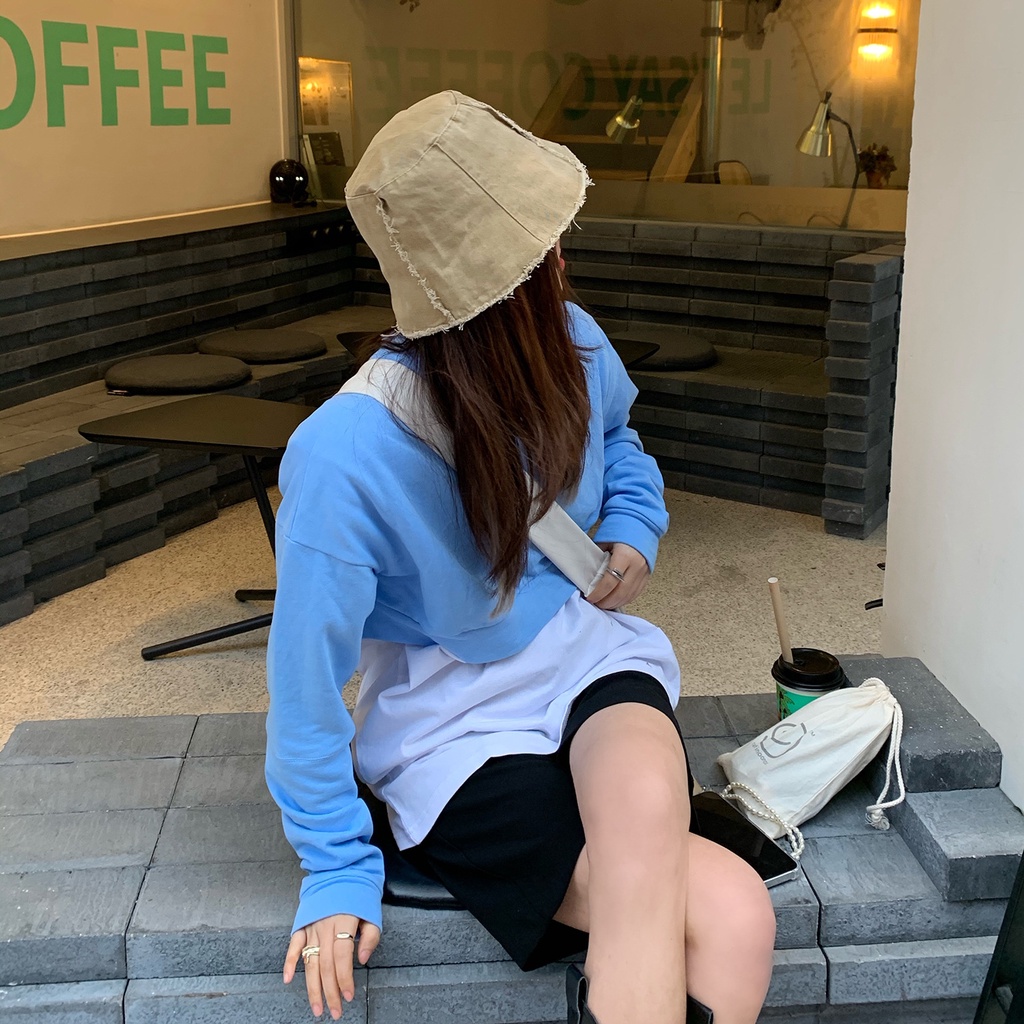 Mũ xô chống nằng phong cách Hàn Quốc cho nữ