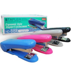 Bấm kim cong Max HD-88R Stapler, máy bấm kim dùng kim 2115 1/4-5M