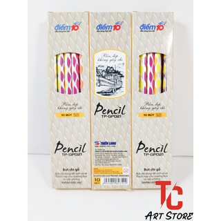 Bút chì gỗ ĐIỂM 10 TP-GP021 (HỘP 10 CÂY 2B)