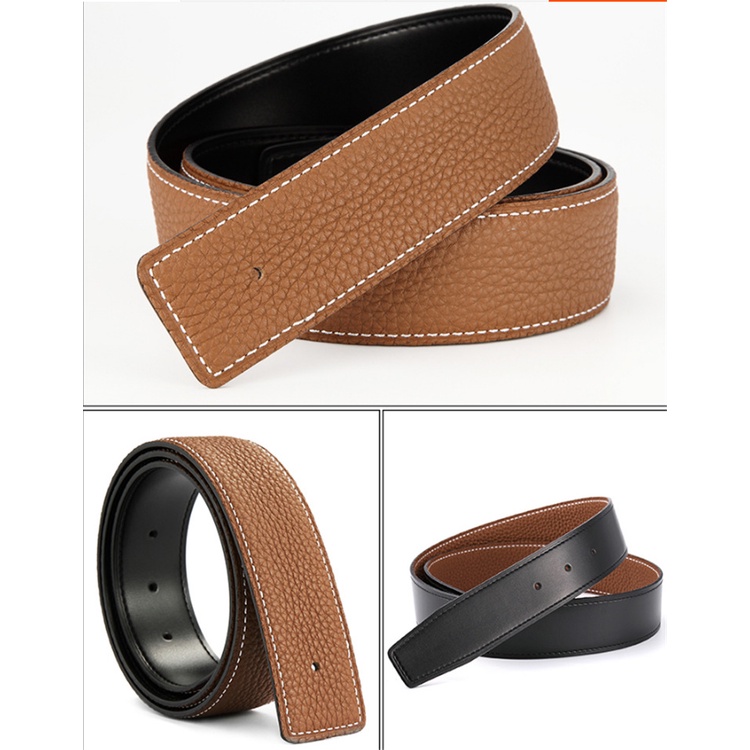 Thắt Lưng Da Không Khóa 3.8cm Sang Trọng