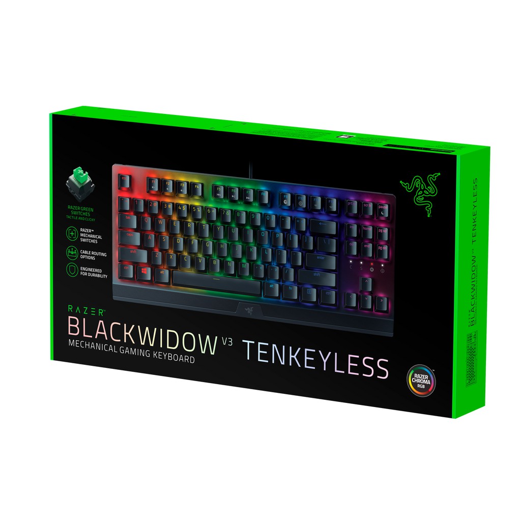 Bàn phím Razer BlackWidow V3 Tenkeyless-Mechanical-US Layout - Bảo hành 24 tháng