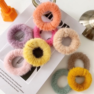 ☂️Chun cột tóc lông mềm,scrunchies lông nhỏ