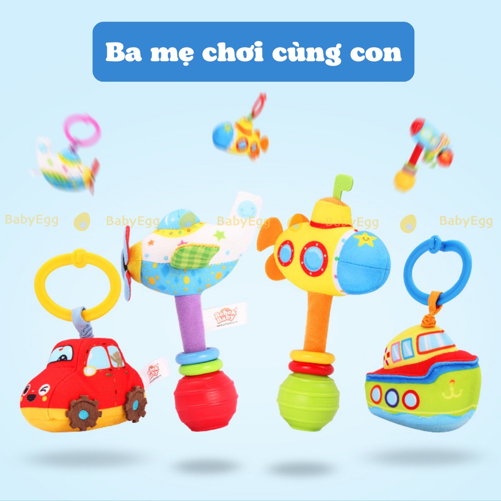 Lục lạc cầm tay gặm nướu luyện cổ tay linh hoạt đồ chơi cầm tay cho trẻ sơ sinh nhỏ bé trai bé gái1 2 3 4 5 6 7 tháng