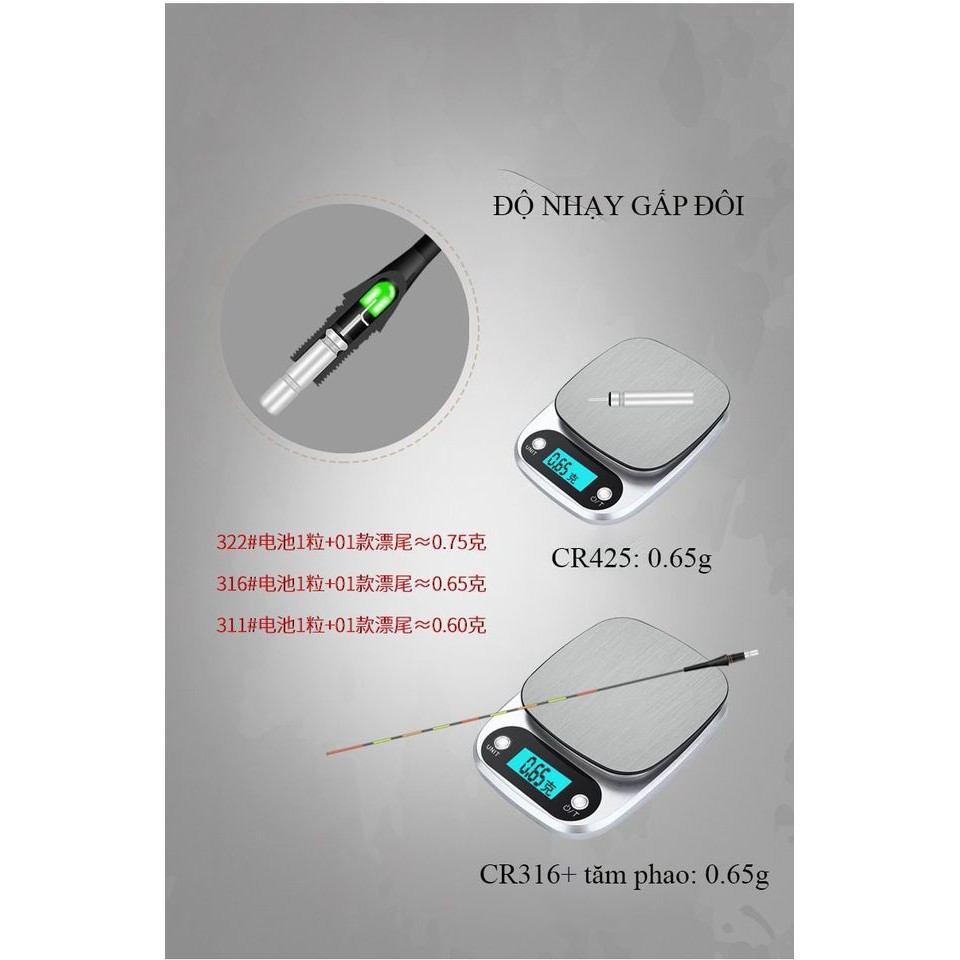 Phao cỏ điện tử câu đêm Tiểu Phượng Hoàng T5-LD3 _ Happy Fishing