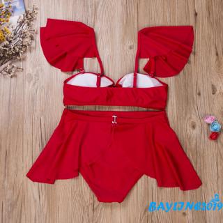 ❀Bộ đồ Bikini 2 mảnh màu tinh khiết dành cho nữ May-Nữ
