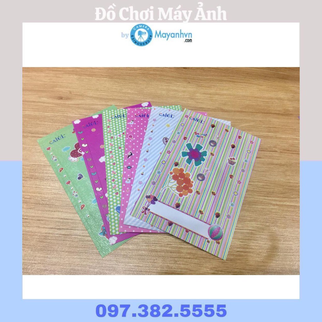Set 10 tấm Sticker dán viền Film Instax Mini