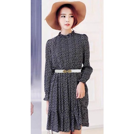 Thắt lưng dây nịt nữ đai váy màu trắng thời trang Hàn Quốc