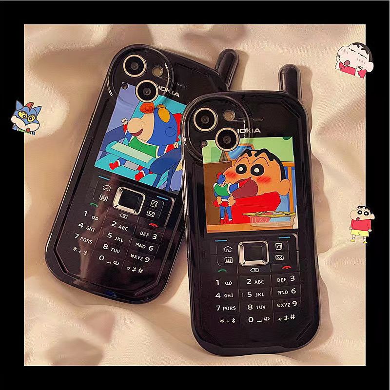 Ốp Điện Thoại Chống Sốc Hình Cậu Bé Bút Chì Cho IPhone 7 8 Plus SE 2020 X XR XS Max 11 12 13 14 Pro Max