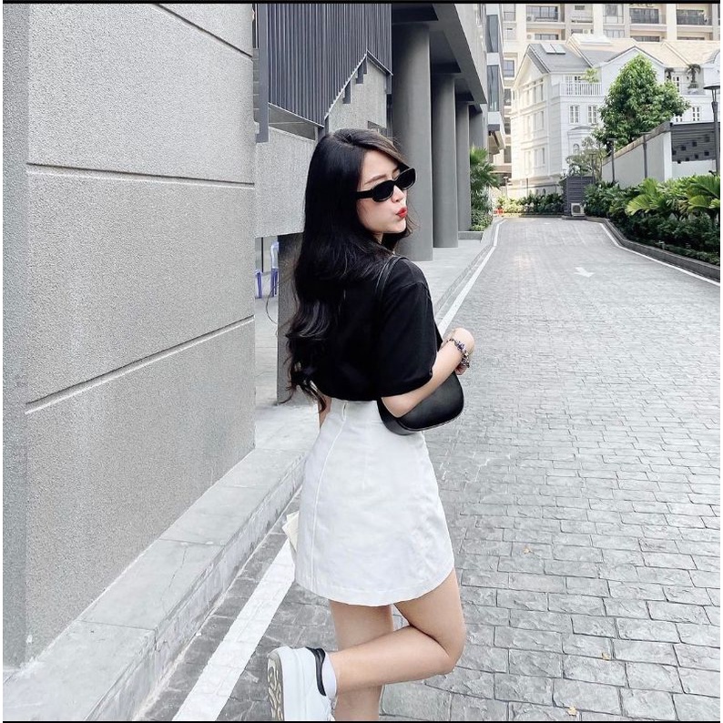 Set váy phông hàng zip xịn, phong cách trẻ trung unisex