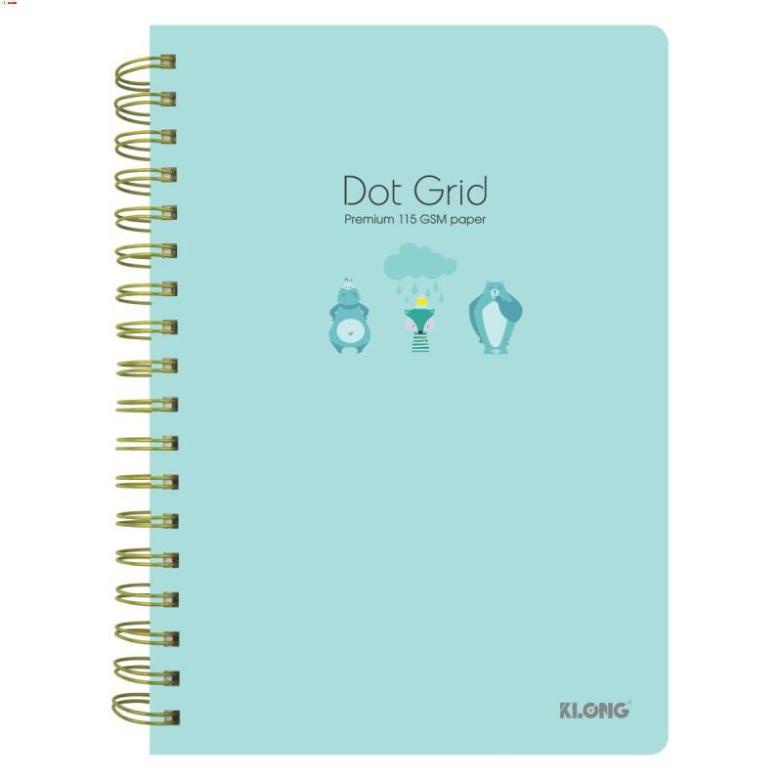 -Sổ lò xo kép B5- ruột chấm Dot Grid 200tr 115/76; MS: 960 [Klong]