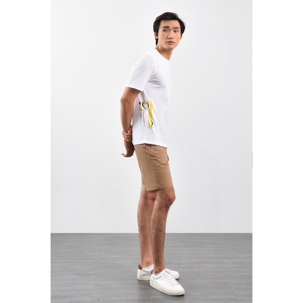 Áo Thun Nam Tay Ngắn Thêu Form Regular - Routine 10S21TSH010