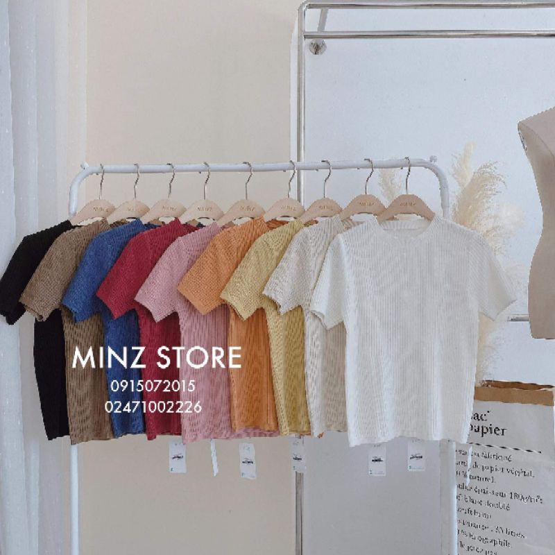 Áo len đũa trơn ôm body hàng QC | BigBuy360 - bigbuy360.vn