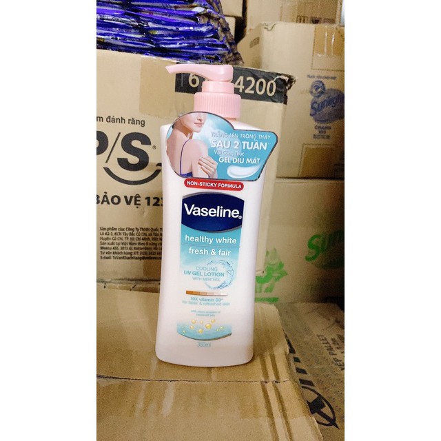 Sữa dưỡng thể trắng da Vaseline 350ml đủ màu đủ công dụng( hàng công ty)