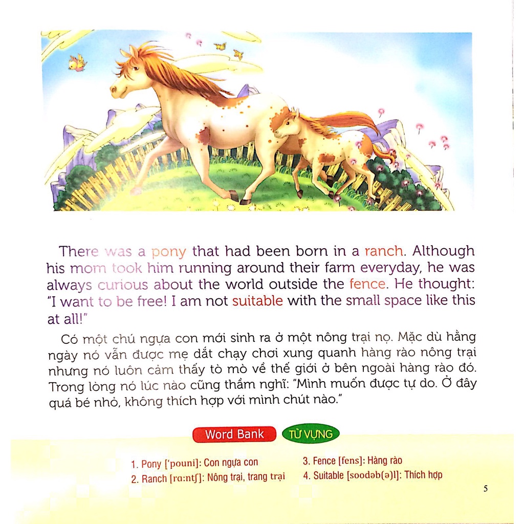 Sách - Nuôi Dưỡng Tâm Hồn - Truyện Tranh Song Ngữ Anh - Việt - Bé Học Trân Trọng Và Biết Bằng Lòng