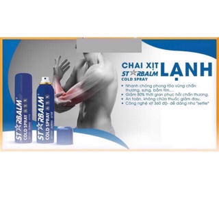 Chai xịt lạnh starbalm 150ml (hàng chính hãng ,Made in Hà Lan )