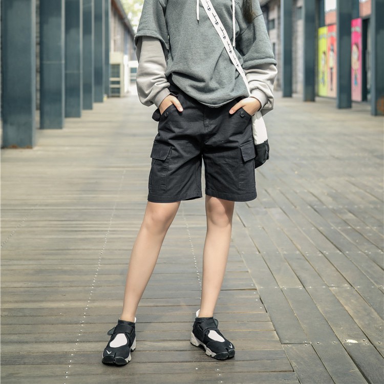 Quần Short Lưng Cao Dáng Rộng Phong Cách Nhật Bản Thời Trang Mùa Hè Mới 2021 Cho Nữ | BigBuy360 - bigbuy360.vn