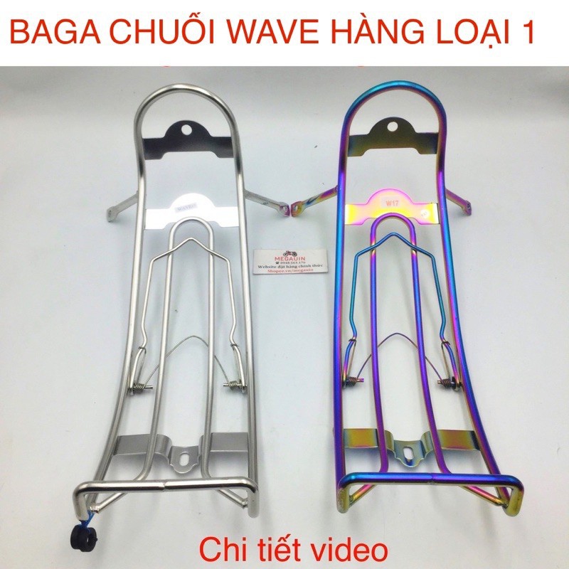 Baga Chuối_Baga Xuồng lắp cho Wave 50cc_100cc_110cc hàng 10li dày dặn bền đẹp_Hàng hot