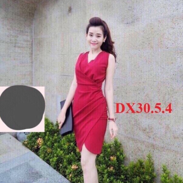 Đầm body xếp ly eo