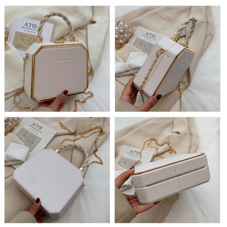 Túi Xách Đeo Chép Hộp Thời Trang