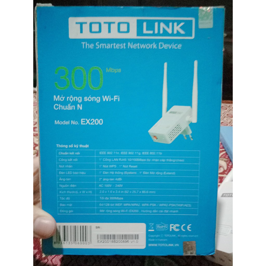Bộ kích wifi của TOTOLINK EX200 chínhhãng | BigBuy360 - bigbuy360.vn