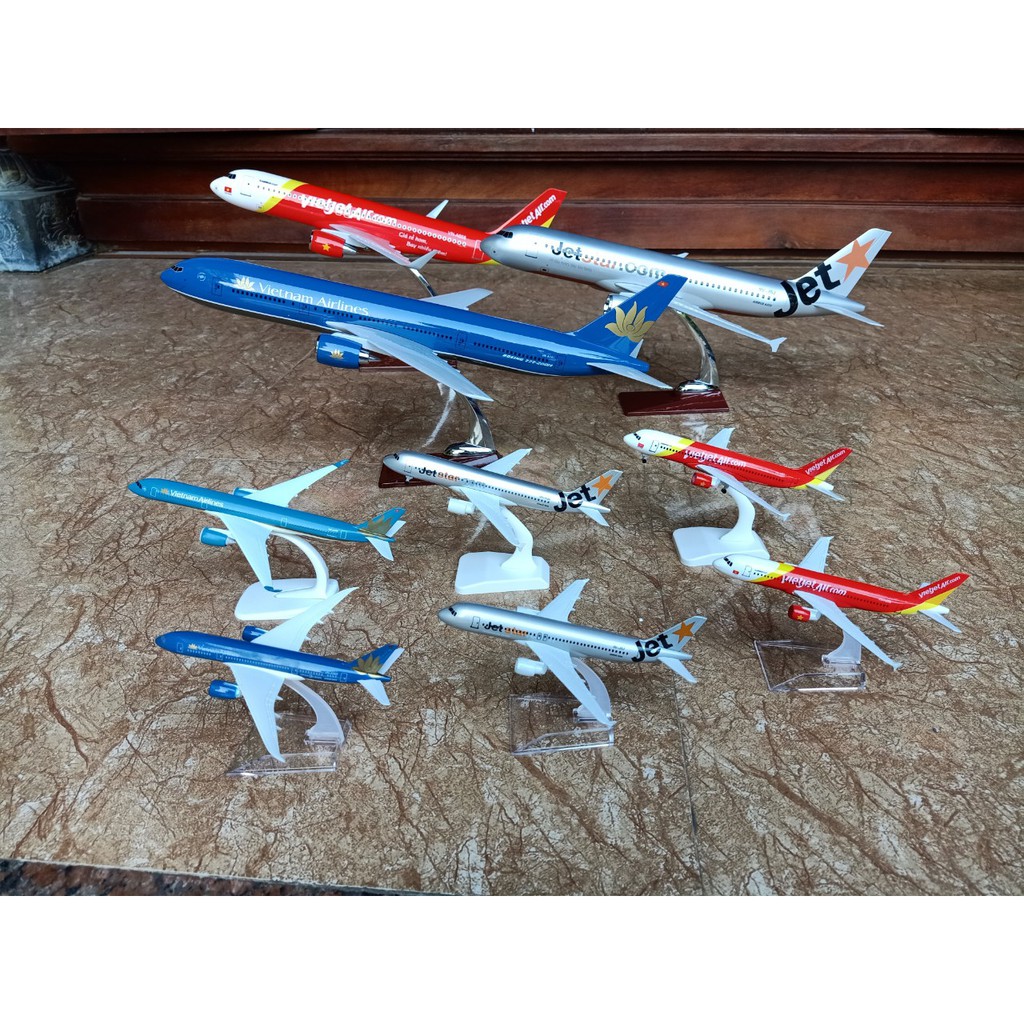 MÔ HÌNH MÁY BAY VIETJET AIR 16 CM