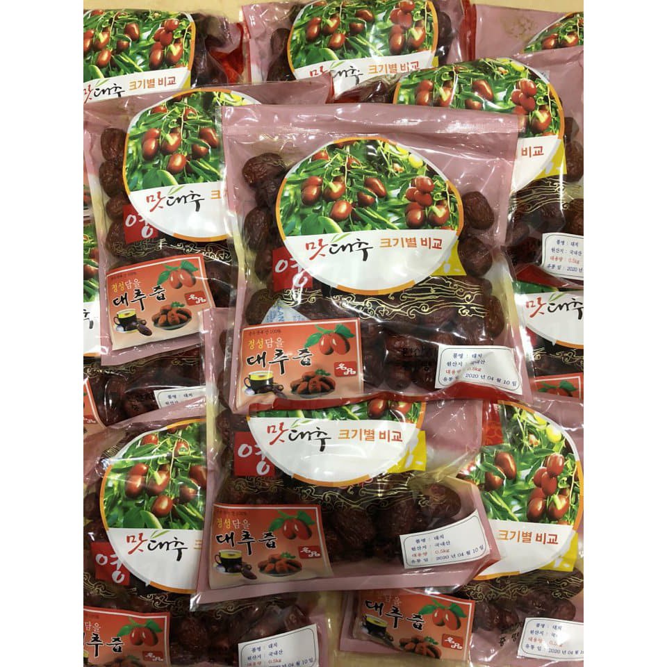 TÚI 0,5 KG TÁO ĐỎ LOẠI 1 SẤY KHÔ HÀN QUỐC