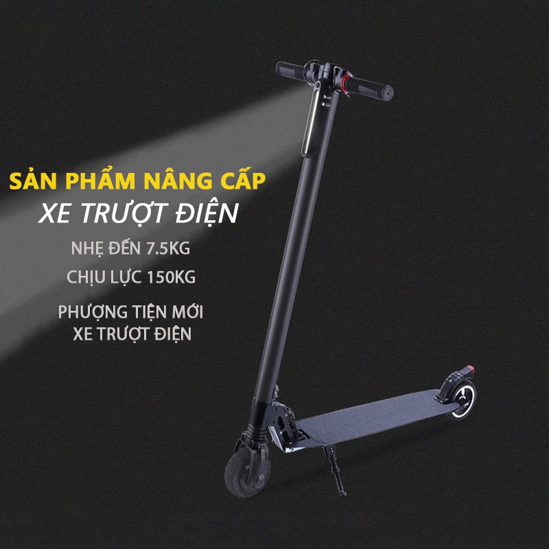 OT106 Xe Scooter xe trượt điện mini có thể gấp thanh thiếu niên nam nữ đi làm đi học tiện lợi hangdep2018