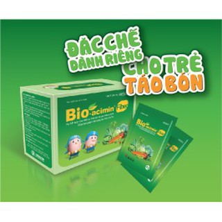 Men vi sinh Bio-acimin Fiber, giảm táo bón bổ sung chất xơ cho bé hệ tiêu hóa khỏe mạnh