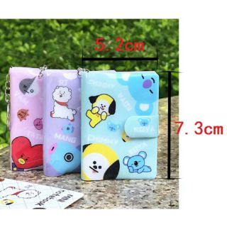 Sổ tay kèm móc khóa BT21 nhỏ xinh