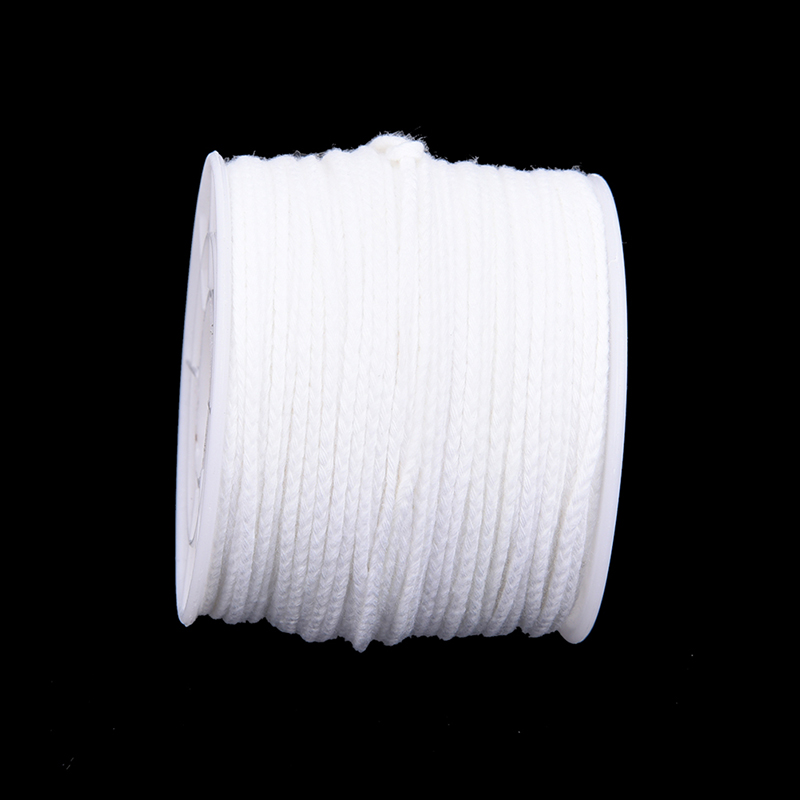 Cuộn dây cotton vuông 61mx2.5mm làm nến chuyên dụng