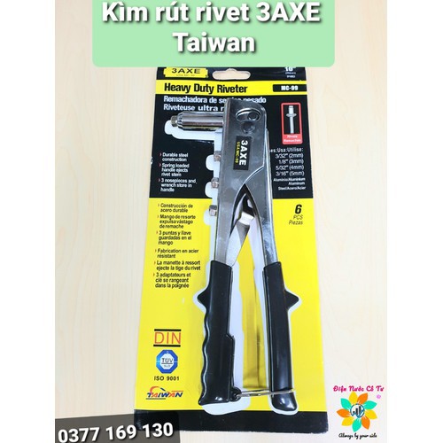 Kìm bấm Rivet cao cấp 3AXE Taiwan