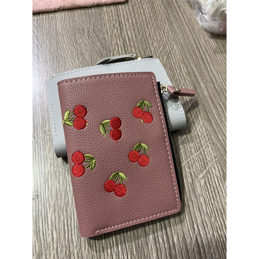 Ví nữ  mini cầm tay cherry R10 Shalla