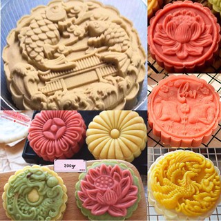 Khuôn trung thu 8 mặt (200gr)