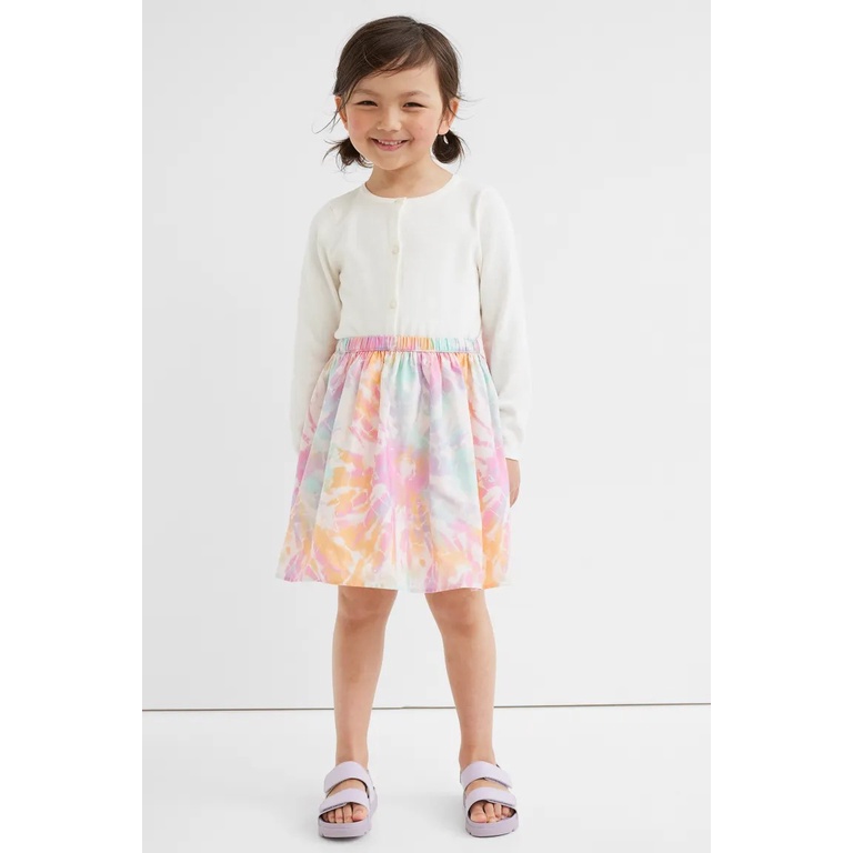 Áo cardigan hồng trắng HM H&M _hàng chính hãng Anh