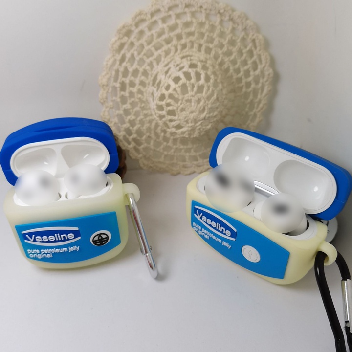 Case Airpods 1/2/Pro/3/Pro2 Lọ Vaseline, Ốp Airpods chất thôi rồi Bạn ơi - Mã TZAP332