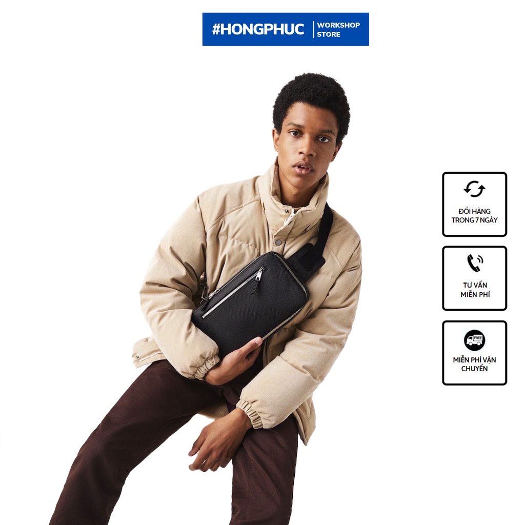 Túi chéo lacosstee 1 quai chanatago - Made in Japan, Hàng xuất xịn [ HONGPHUC ]