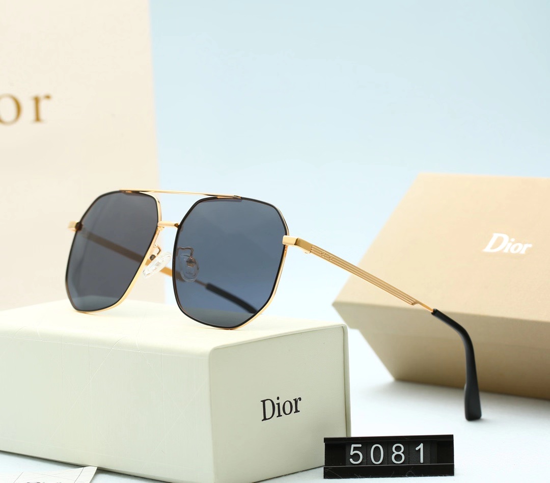 Xu hướng mới của châu Âu và Mỹ năm 2021 Kính mát có thương hiệu Christian Dior dành cho nữ Phân cực chính hãng (Có hộp và hộp đựng kính)