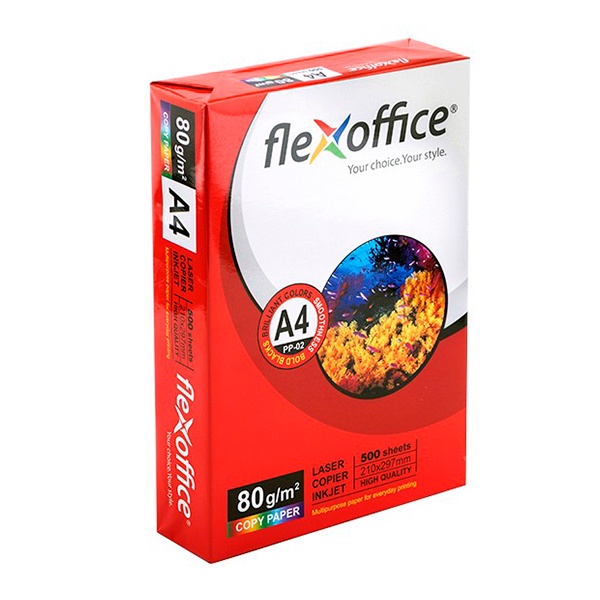 Giấy Photo Flexoffice A4 80gsm PP-02 (500 Tờ)