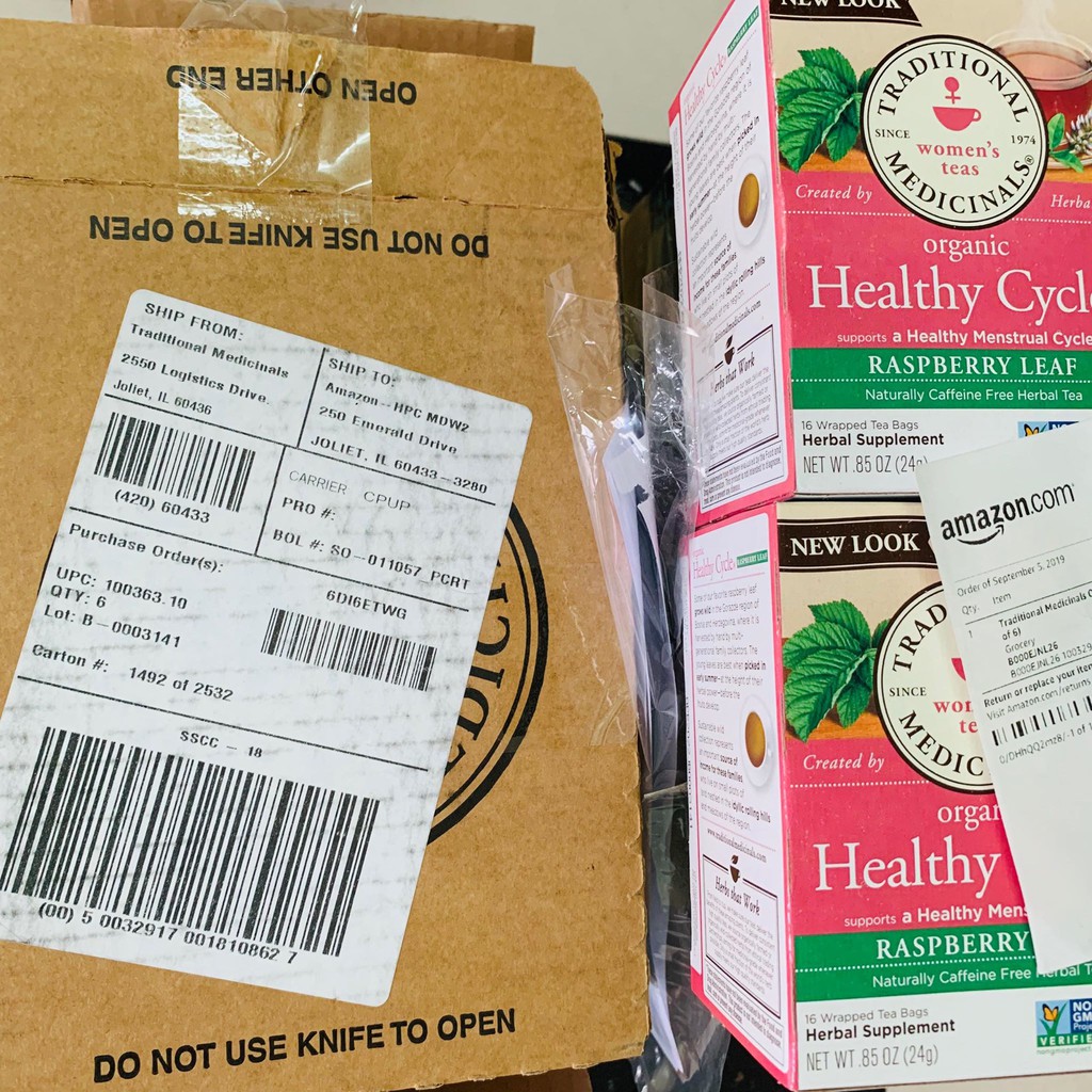(Date 7/2024) Organic Healthy Cycle USDA - Trà hữu cơ lá mâm xôi điều hòa nội tiết | BigBuy360 - bigbuy360.vn