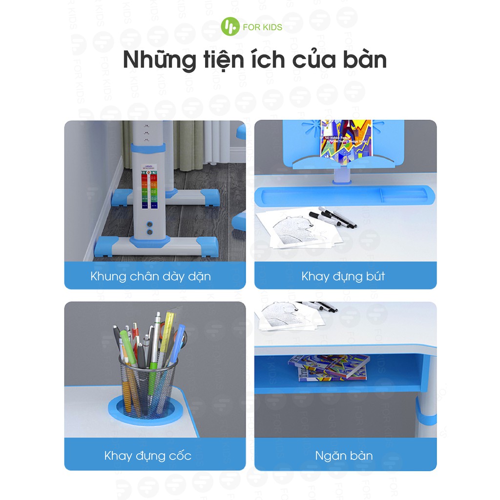 (SHOP CHỈ BÁN SIZE 80) Bàn học chống cận Forkids FKD K80 | BigBuy360 - bigbuy360.vn