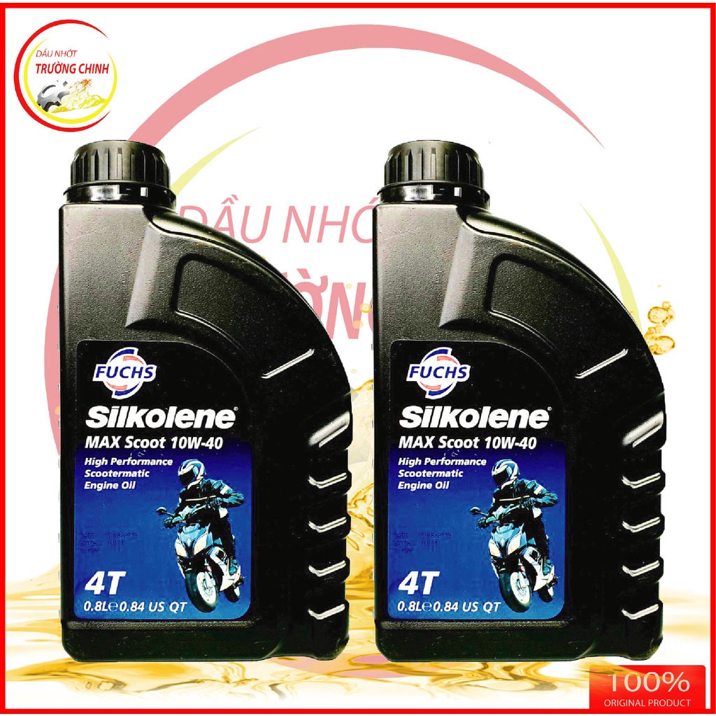 Nhớt Fuchs Silkolene Max Scoot 10W40 800MLdành cho xe tay ga
