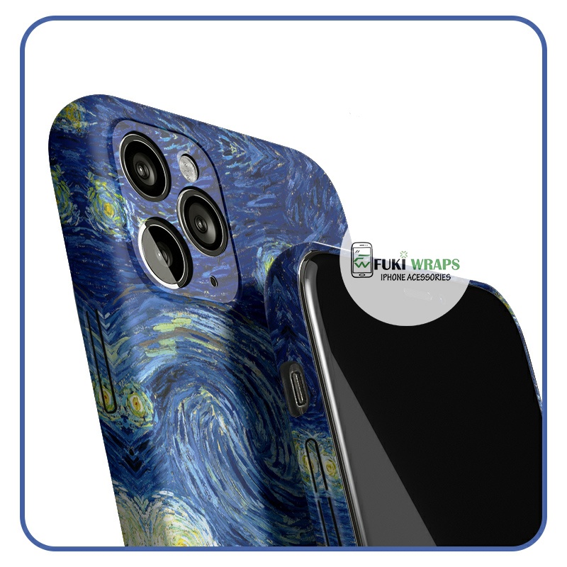 Tấm dán Skin Mặt Sau Nghệ Thuật FULL VIỀN Dành Cho 13prm , 12prm , 11prm , x, xsm, xr  , ip11 , ip12 , ip13 - FukiShop