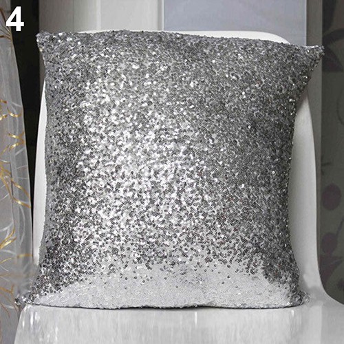 Vỏ gối kim sa lấp lánh trang trí tiệm cafe, ghê sofa, nhà hàng