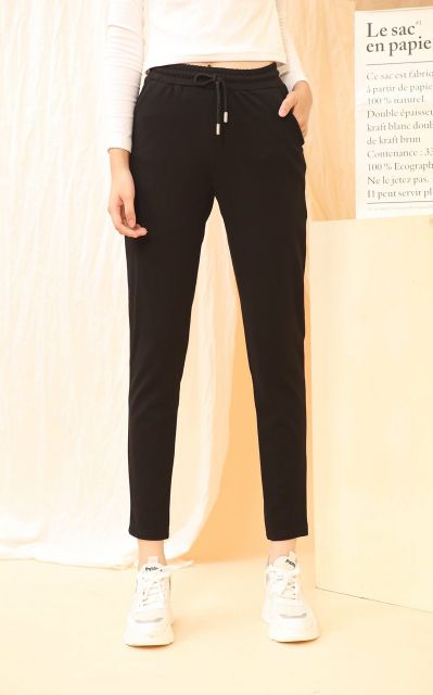 Quần jogger nữ ERIS mặc thu đông chất vải umi cao cấp | BigBuy360 - bigbuy360.vn