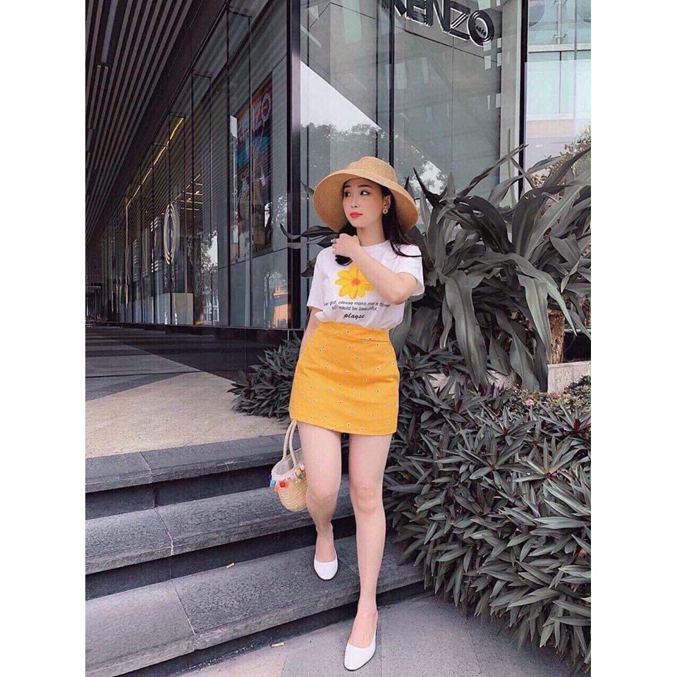 SÉT ÁO VÁY IN HOA TRẺ TRUNG PHONG CÁCH HÀN QUỐC VESTA SA011 | BigBuy360 - bigbuy360.vn