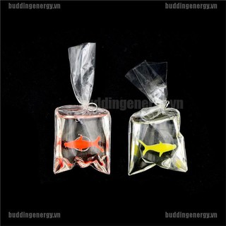 {buddi} 1:12 Dollhouse Miniature Transparent Bag Goldfish Doll Pet Toy Decor{LJ}