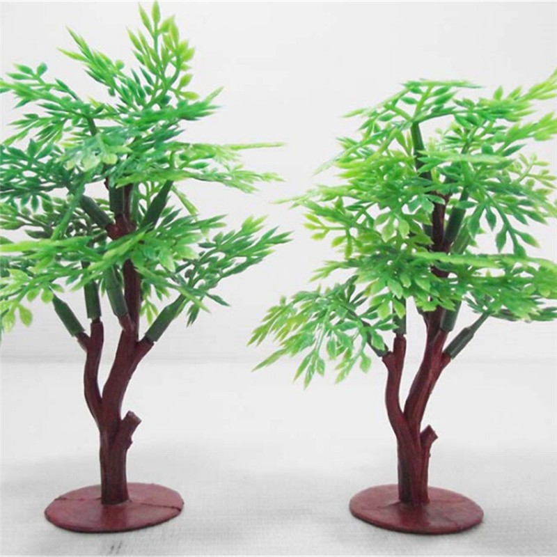 Mô Hình Cây Giả Cỡ Nhỏ 9cm Dùng Trang Trí