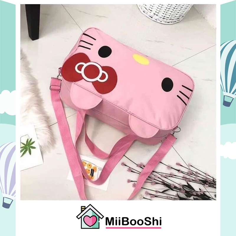 Túi du lịch đa năng size lớn chống thấm nước có quai xách dây đeo chéo MiibooShi T2.001.HO