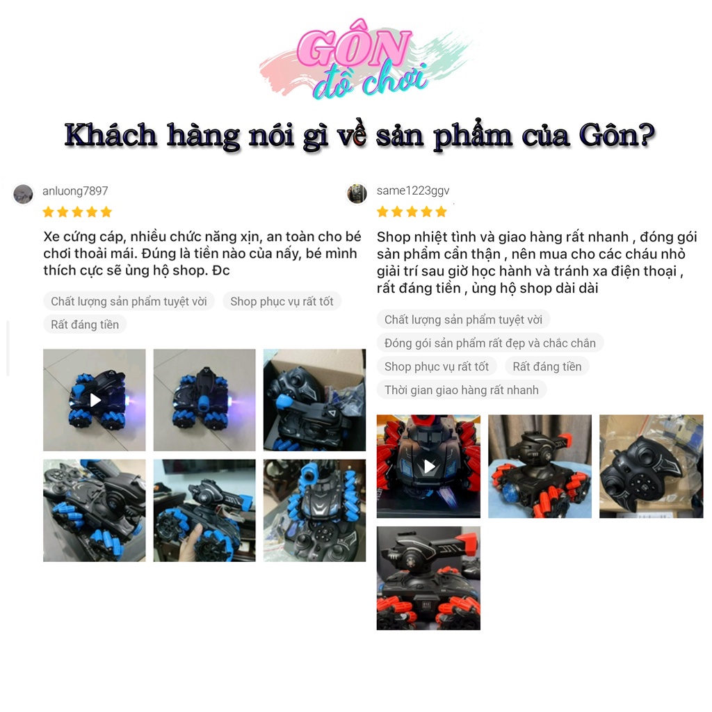 Xe tăng điều khiển từ xa phóng thạch ô tô đồ chơi cho bé trai Gôn đồ chơi